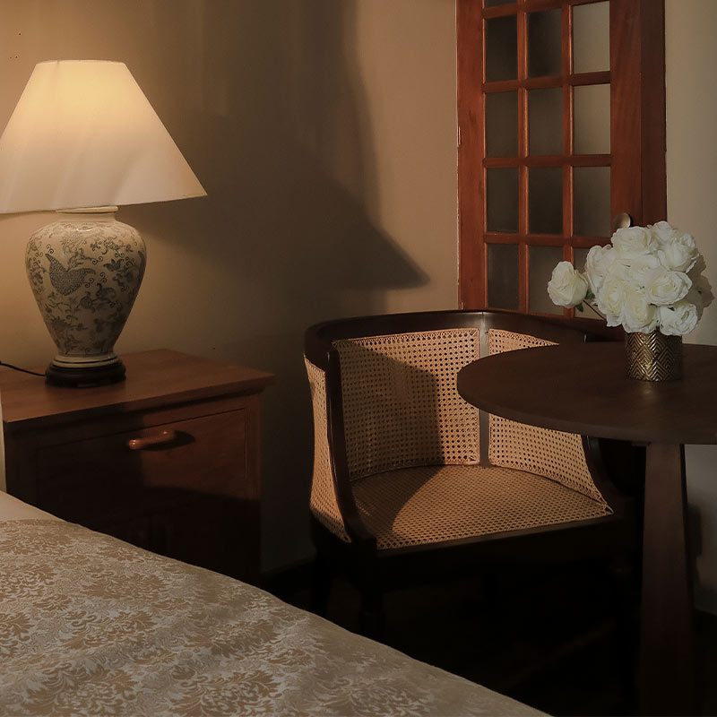 Relax in elegant rooms and tranquil, wellness-focused surroundings.